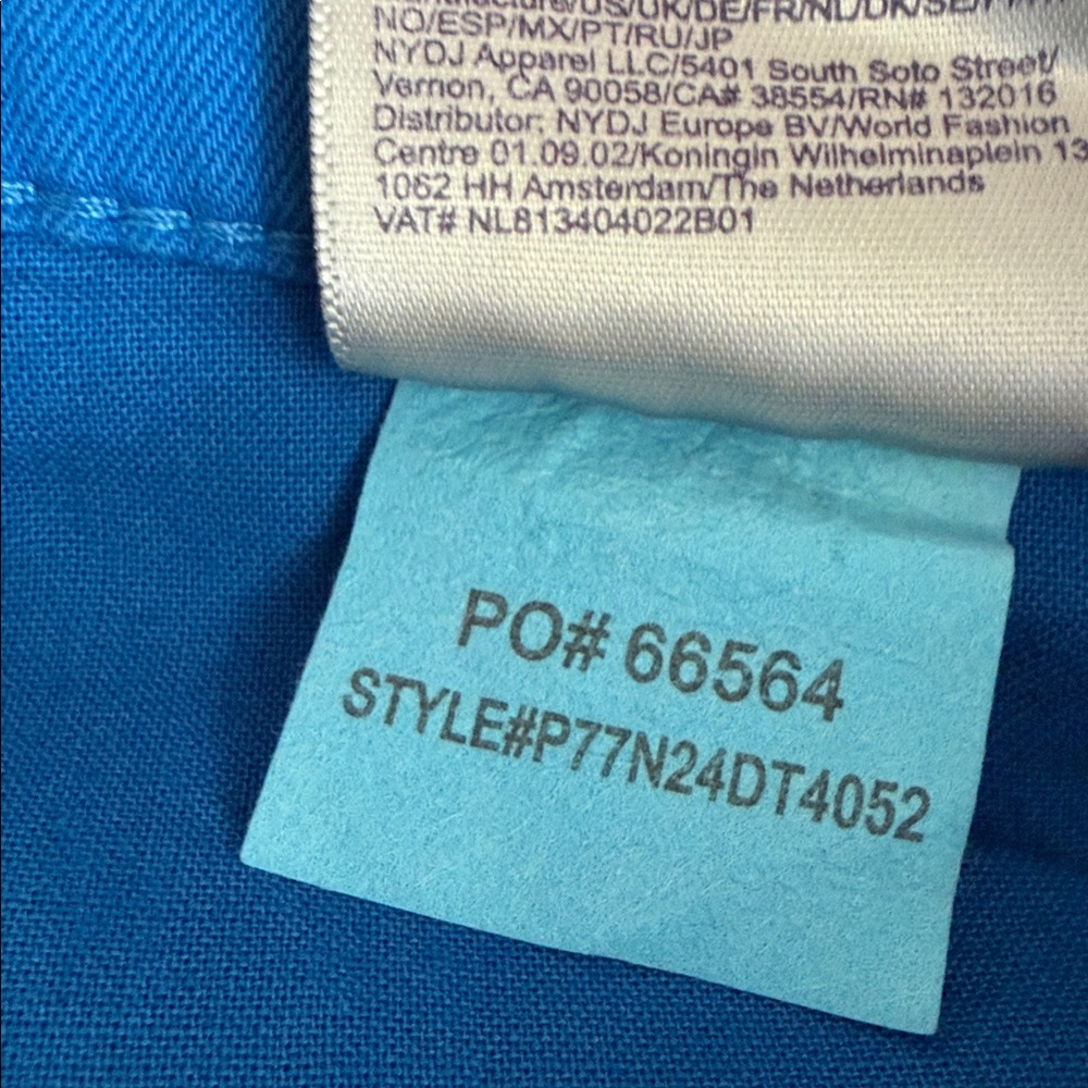 NYDJ Shorts Blue Size 10 Petite - Picture 7 of 8